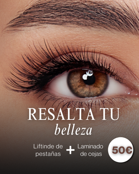 Tratamiento de lifting y laminado de cejas con acabado natural